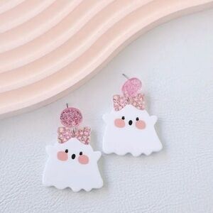 Cute ghost earrings